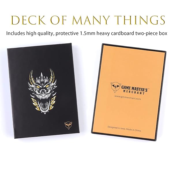 Game Master's Merchant Game Masters Merchant Deck of Many Things for Dungeons and Dragons 5E Accessories Ideal for Dungeon Masters and Players TTRPG Dice - View 3 of 8