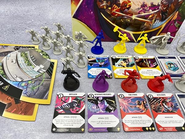 Renegade Game Studios Renegade Game Studios Power Rangers Heroes of The Grid Rangers United Expansion for 2-5 Players Ages 14 and Up 45-60 Minutes Playtime - View 6 of 6