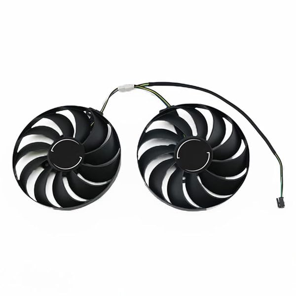 Rakstore Rakstore T129215SU Cooling Fan Replacement for ASUS RX 5600 XT & RX 5700 Series - 95mm Graphics Card Fan