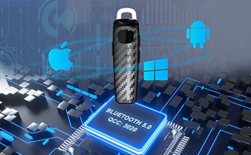 LEKOYE LEKOYE Bluetooth Headset CVC8.0 Noise Cancelling 16 Hrs Talk Time Wireless Earpiece for Office Driving Compatible with iPhone and Android - View 8 of 8