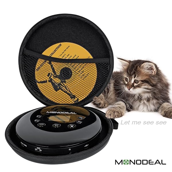 MONODEAL MONODEAL CD Player Bag Case Compatible with MD-109 109B 109P MD-102 FM102 MD601 Durable and Stylish Protection for Your CD Player - View 9 of 9
