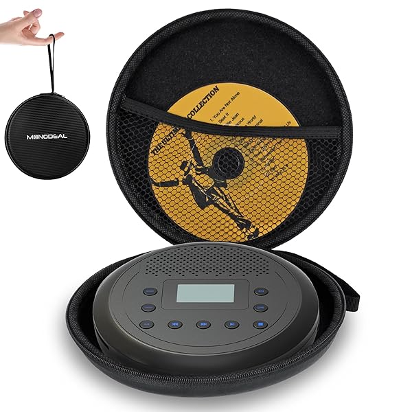 MONODEAL MONODEAL CD Player Bag Case Compatible with MD-109 109B 109P MD-102 FM102 MD601 Durable and Stylish Protection for Your CD Player