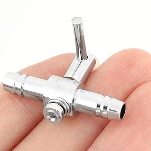 bnafes Bnafes Aquarium Air Valve 10Pcs Fish Tank Air Flow Control Lever Pump Single Way Valve - View 5 of 5