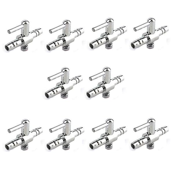 bnafes Bnafes Aquarium Air Valve 10Pcs Fish Tank Air Flow Control Lever Pump Single Way Valve - View 2 of 5
