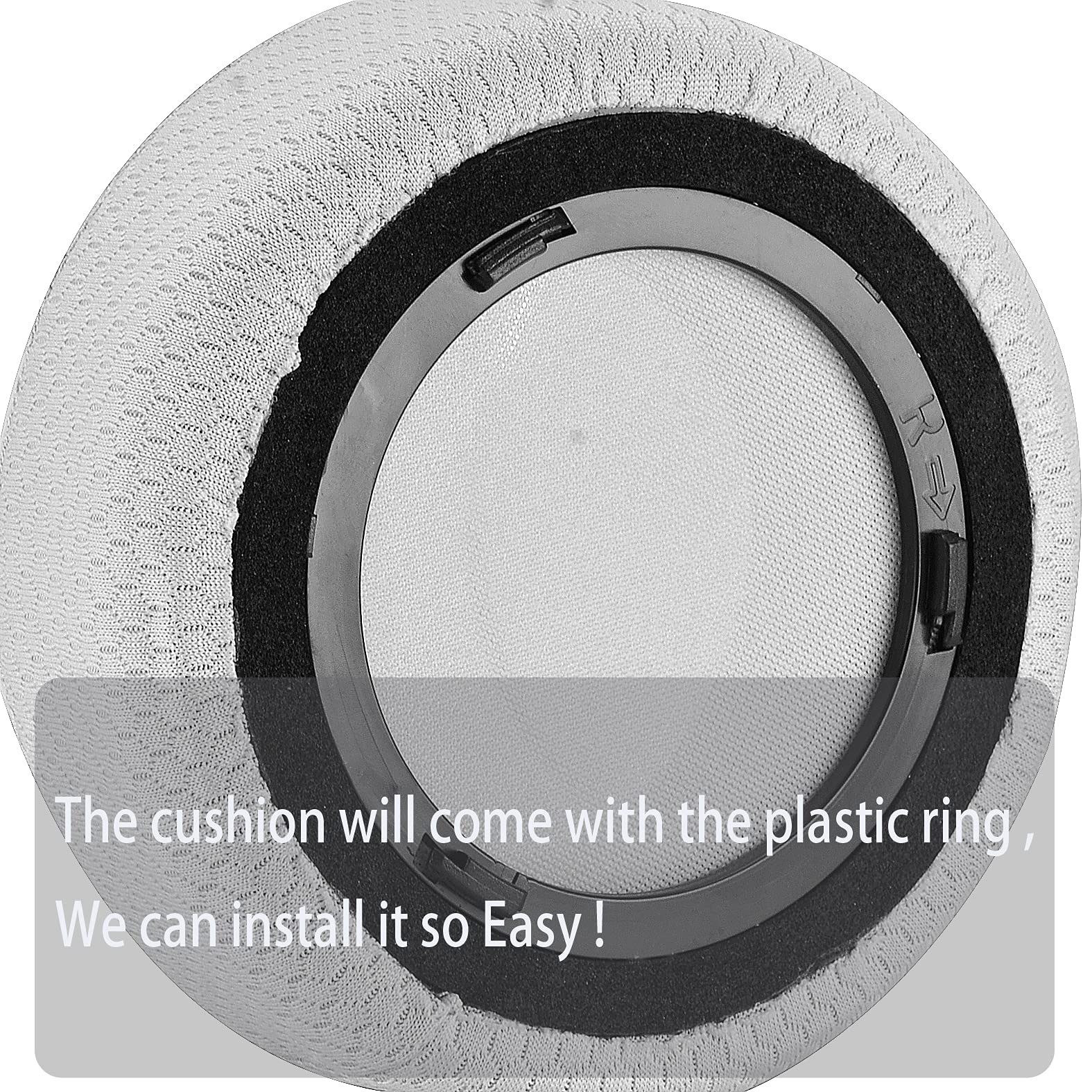 Upgrade VirtuosoXT Gray Thicker Earpads for Corsair Virtuoso RGB Wireless SE Gaming Headset Breathable High Density Noise Cancelling Foam - View 3 of 7