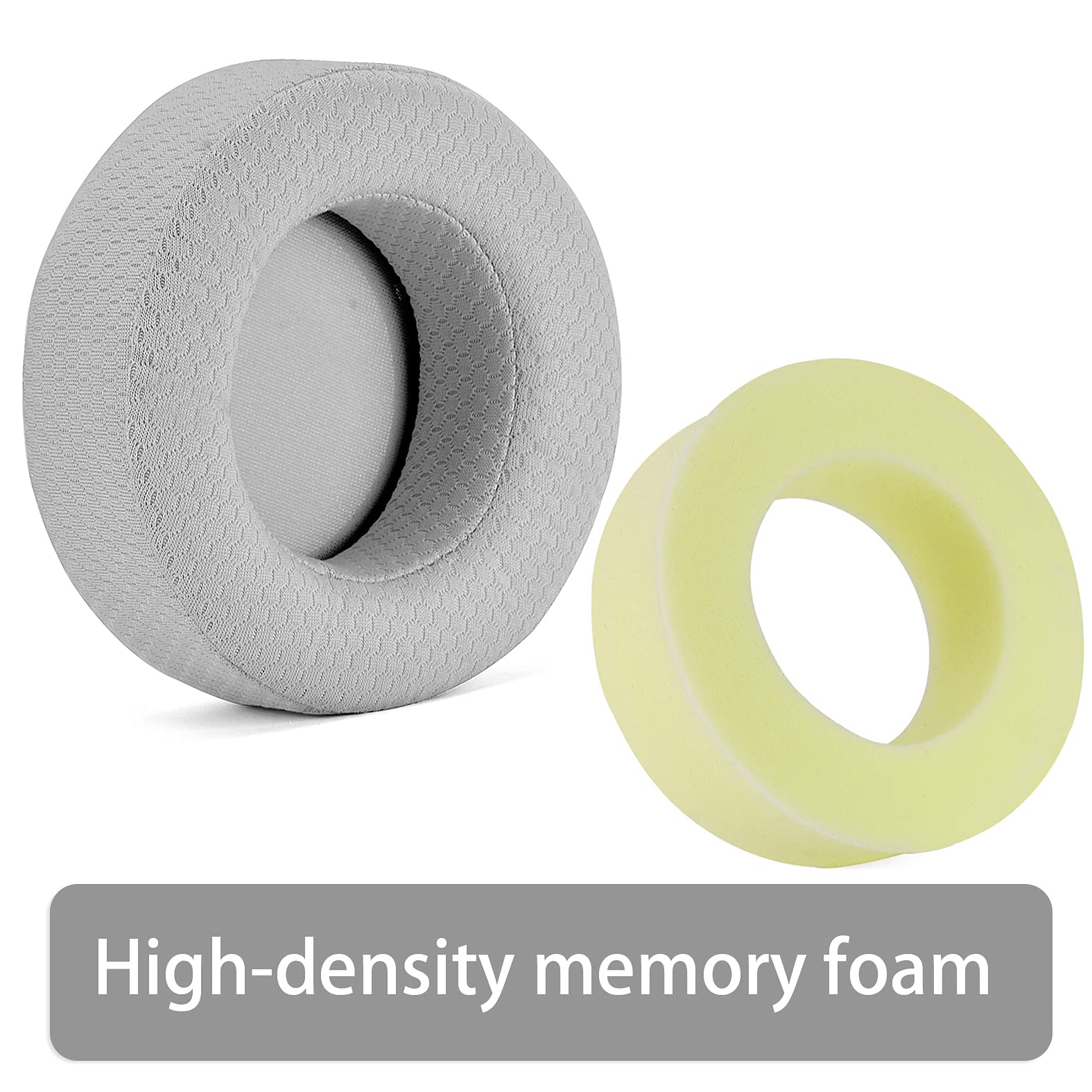 Upgrade VirtuosoXT Gray Thicker Earpads for Corsair Virtuoso RGB Wireless SE Gaming Headset Breathable High Density Noise Cancelling Foam - View 5 of 7