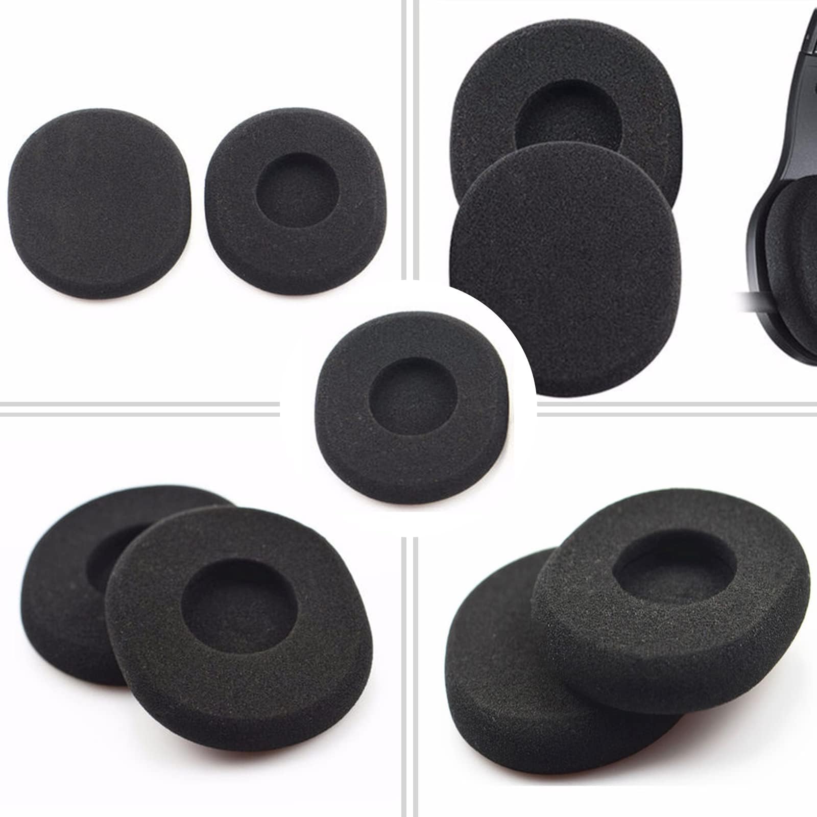 H800 Replacement Ear Pads for Logitech H800 Wireless Headset Soft Durable Foam Earpads Cushions - View 5 of 8