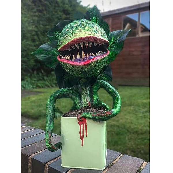 HIPLAYGIRL HIPLAYGIRL Piranha Resin Sculpture - 5.91 Inch Halloween Horror Garden Statue for Indoor & Outdoor Decor - View 3 of 8