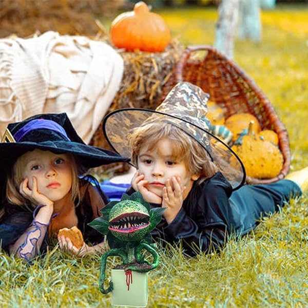 HIPLAYGIRL HIPLAYGIRL Piranha Resin Sculpture - 5.91 Inch Halloween Horror Garden Statue for Indoor & Outdoor Decor - View 6 of 8