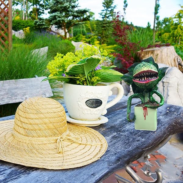 HIPLAYGIRL HIPLAYGIRL Piranha Resin Sculpture - 5.91 Inch Halloween Horror Garden Statue for Indoor & Outdoor Decor - View 8 of 8