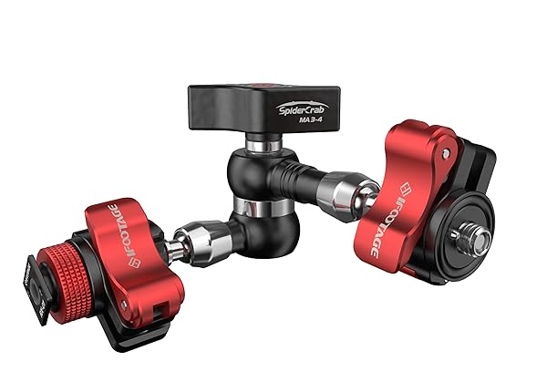 IFOOTAGE Magic Arm Clamp MA3-4: 7-Inch Adjustable Articulating Arm for DSLR, LCD Monitors & LED Lights