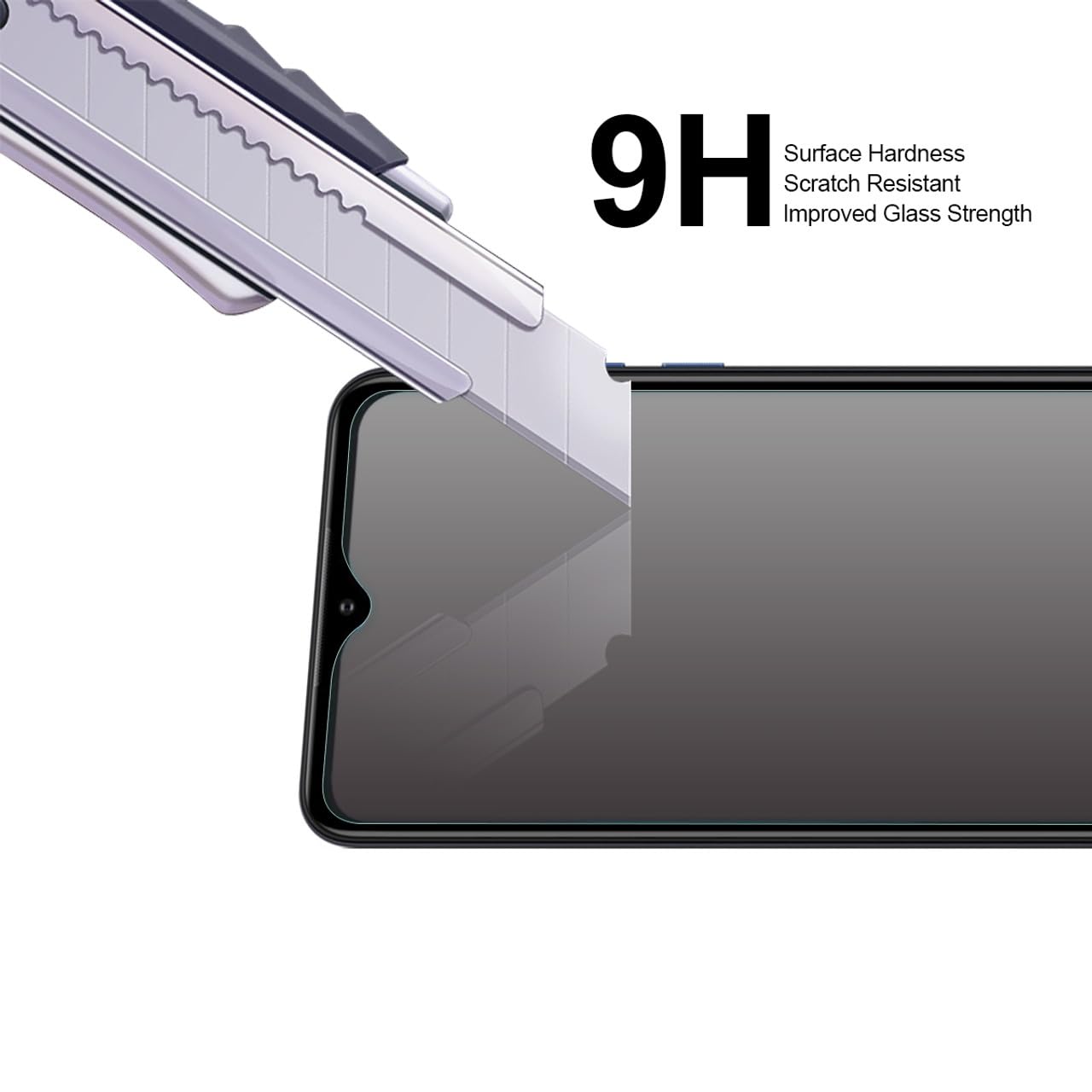 Supershieldz (2 Pack) (Privacy) Anti Spy Screen Protector Designed for Motorola Moto G Pure, Tempered Glass, Anti Scratch, Bubble Free - View 4 of 5