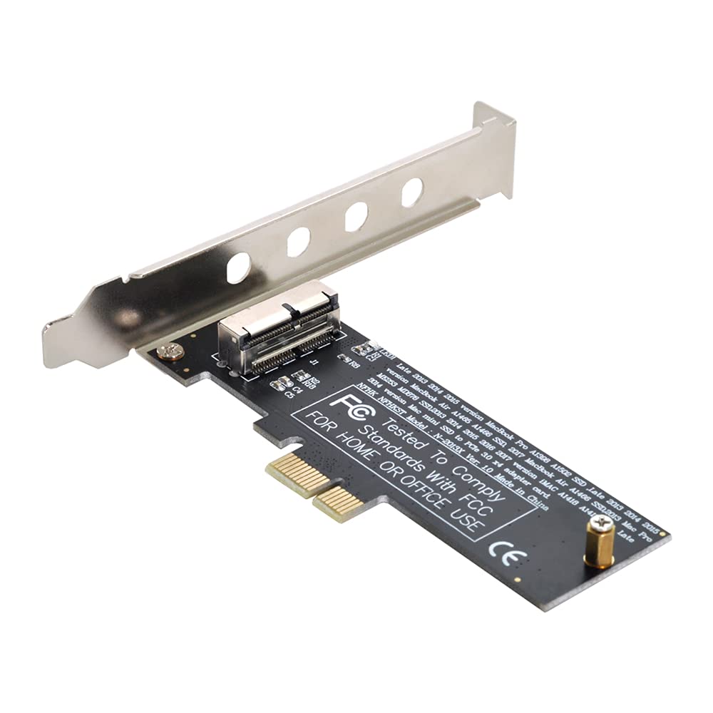 NFHK NFHK PCI Express 1X to 12+16Pin SSD Convert Card for Mac Pro Air A1493 A1502 A1465 A1466 2013-2017
