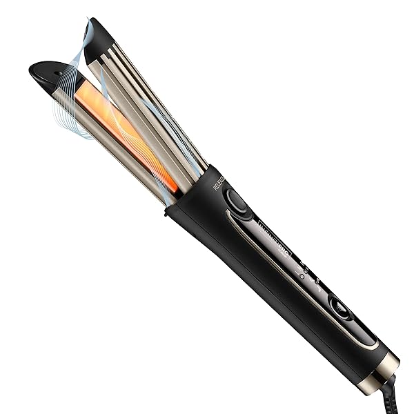 Conair INFINITIPRO BY CONAIR Cool Air Curling Iron: Damage-Free Curls & Waves for Effortless Style