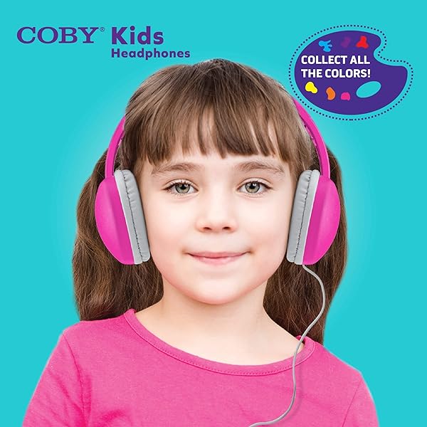 Coby Coby Wired Headphones for Kids Lightweight Earphones with Microphone Volume Control Noise Isolation Headset for School Black - View 7 of 7