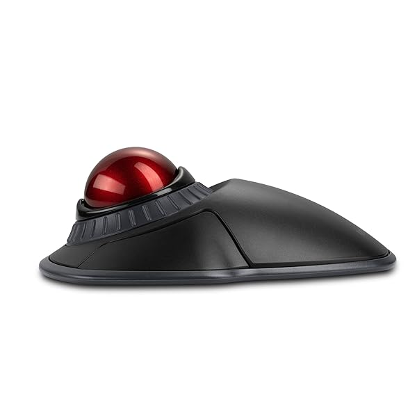 Kensington Buy Kensington Orbit Wireless Trackball with Scroll Ring - Black-Red (K70990WW) for Effortless Navigation - View 4 of 11