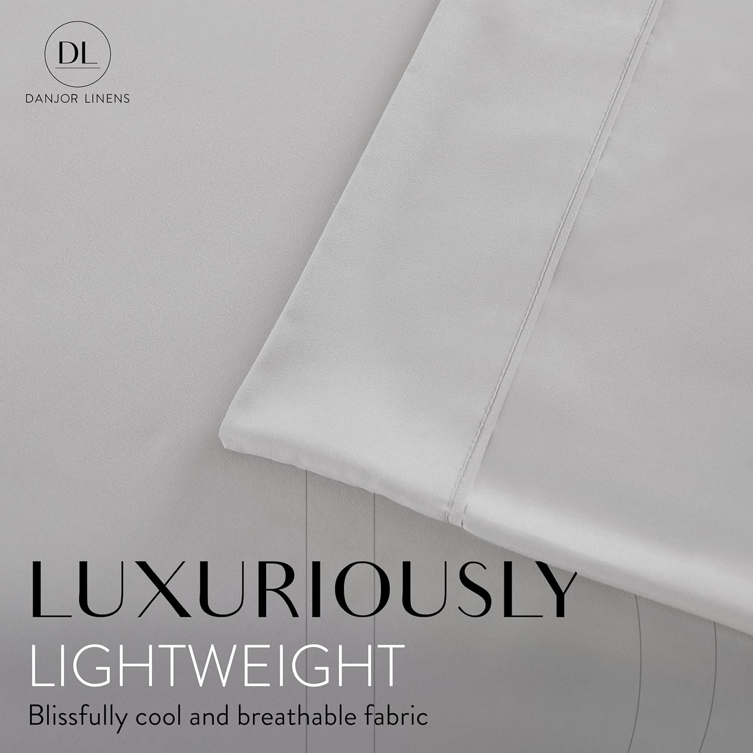 Danjor Linens Danjor Linens Twin Bed Sheet Set - 4 Piece Soft Microfiber, Deep Pocket, Cooling & Wrinkle-Free in Light Gray - View 3 of 9