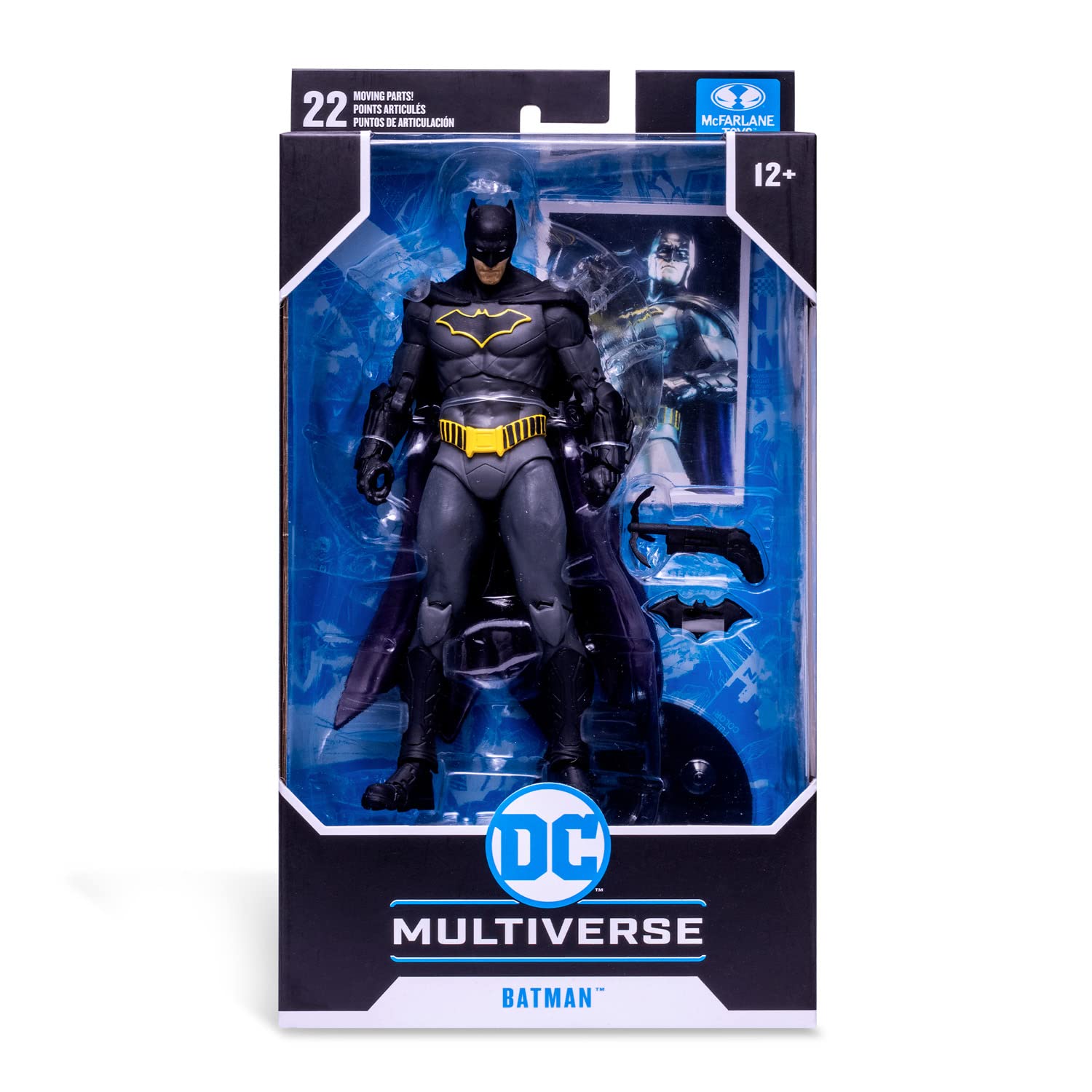 DC Multiverse Batman Rebirth 7 Inch Action Figure with Accessories for Collectors and Fans - View 5 of 9
