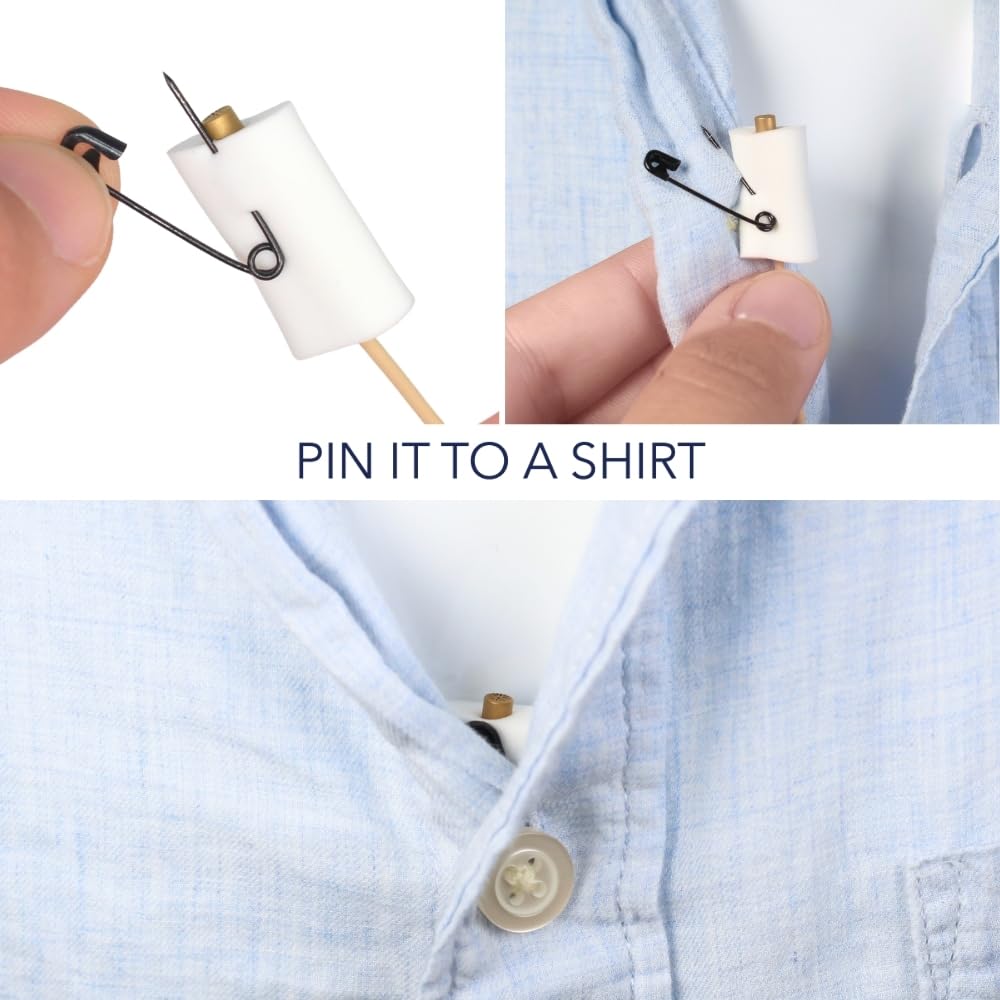 URSA Straps URSA Mini Foamies Soft Mini Foam Mounts for Wireless Lav Mics Fits SANKEN COS11 DPA 6060 Countryman B6 Sennheiser MKE1 Pack of 12 White - View 4 of 7