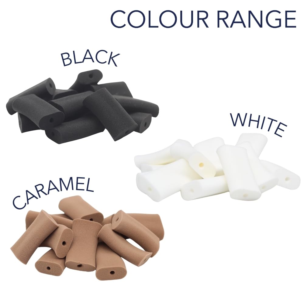 URSA Straps URSA Mini Foamies Soft Mini Foam Mounts for Wireless Lav Mics Fits SANKEN COS11 DPA 6060 Countryman B6 Sennheiser MKE1 Pack of 12 White - View 7 of 7