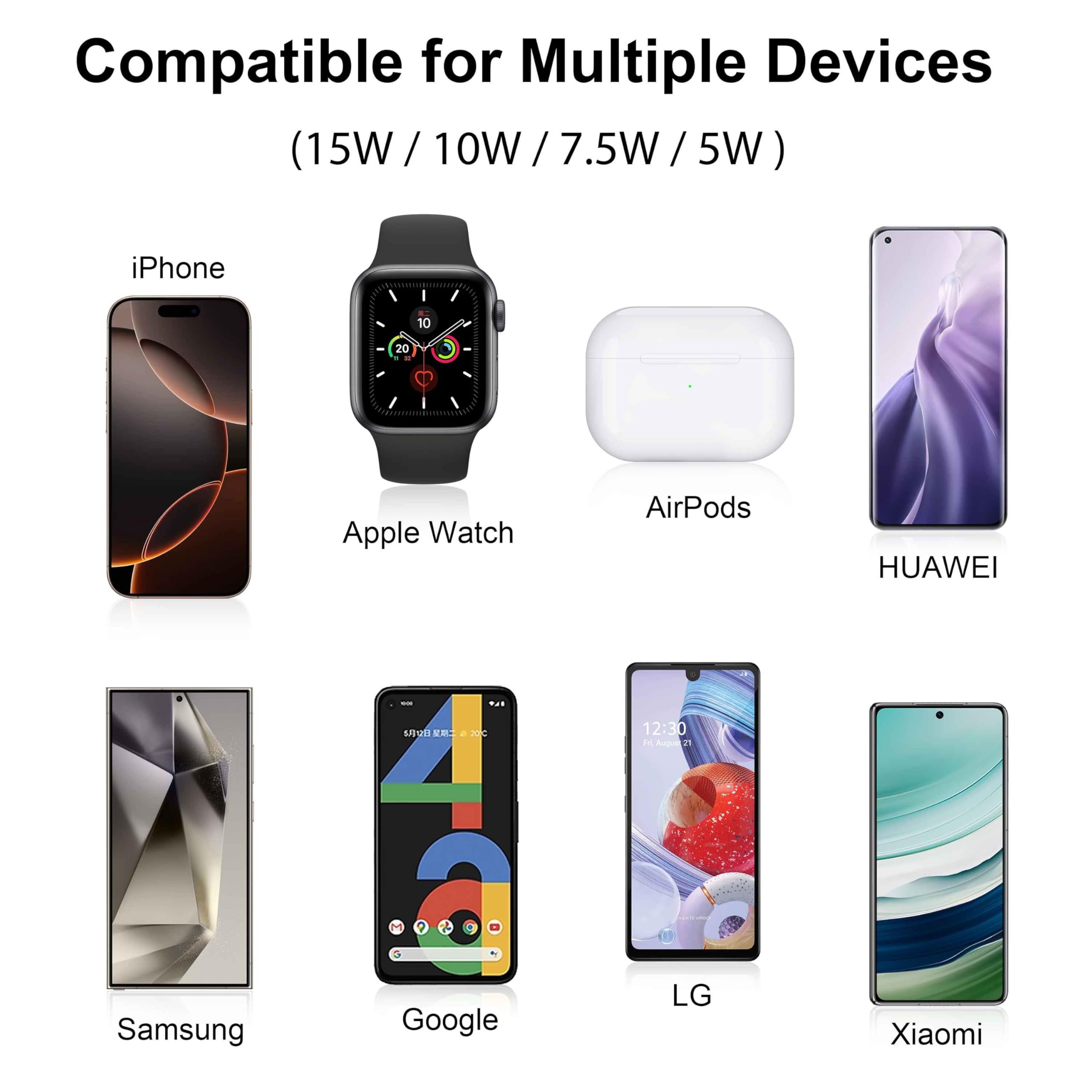 VIVIYA 15W Wireless Charging Mouse Pad with Wrist Support Fast Qi Charger for iPhone Samsung Galaxy Multiple Devices - View 4 of 7