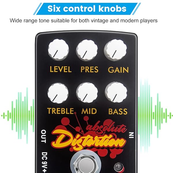 pigtone Pigtone PP-33 Guitar Effect Pedal Overdrive Distortion True Bypass for Electric Guitar - View 3 of 8