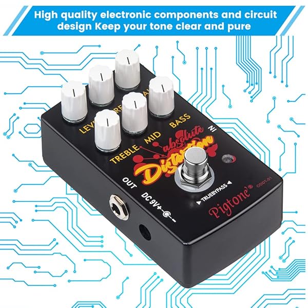 pigtone Pigtone PP-33 Guitar Effect Pedal Overdrive Distortion True Bypass for Electric Guitar - View 4 of 8