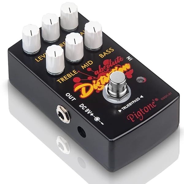 pigtone Pigtone PP-33 Guitar Effect Pedal Overdrive Distortion True Bypass for Electric Guitar