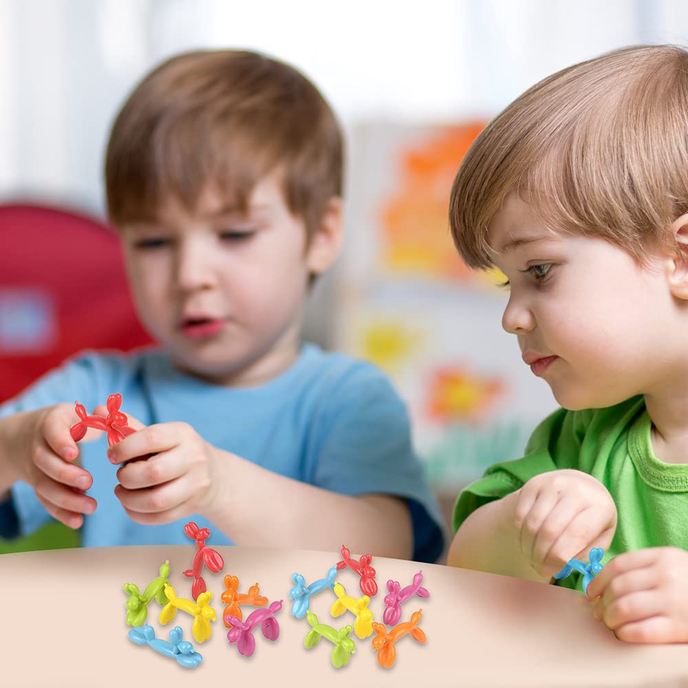 ArtCreativity ArtCreativity Mini Bendable Dog Assortment Set of 48 Flexible Figures for Kids Birthday Party Favors and Stress Relief Fidget Toys - View 6 of 6