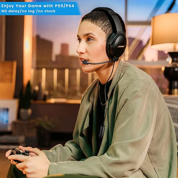 weishan Detachable Mic for Bose QC35 II & QC35 - Boom Gaming Microphone with Mute for Xbox, PS4, PS5, PC - View 6 of 8