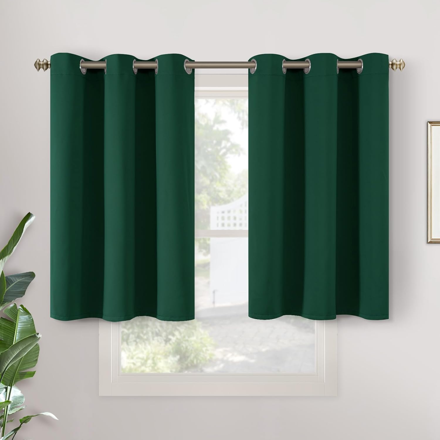 YoungsTex YoungsTex Red Blackout Curtains 63 Inch Grommet Room Darkening Drapes Thermal Insulated 2 Panels for Bedroom Living Room Bathroom - View 9 of 9