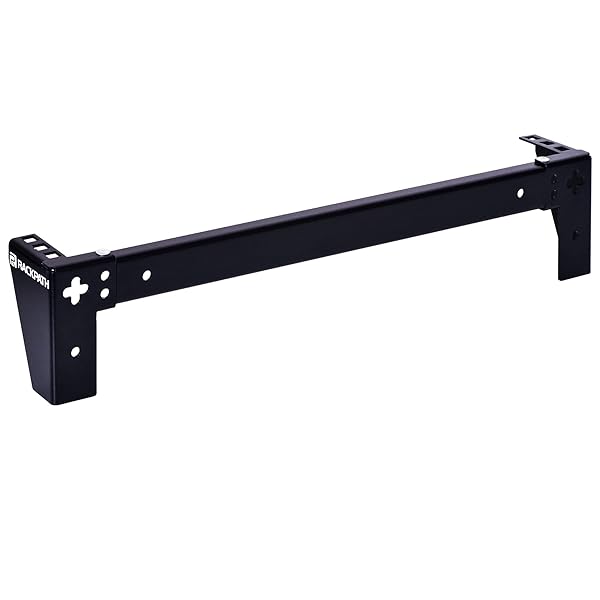RackPath RackPath 1U Vertical Wall Mount Rack - Heavy Duty 125lbs Capacity Bracket for Efficient Space Saving - View 6 of 10