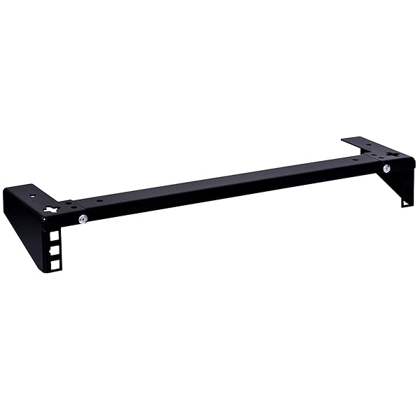 RackPath RackPath 1U Vertical Wall Mount Rack - Heavy Duty 125lbs Capacity Bracket for Efficient Space Saving - View 7 of 10