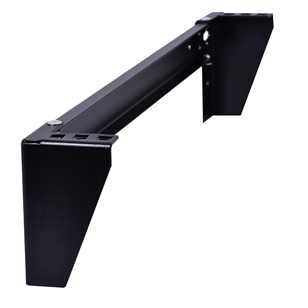 RackPath RackPath 1U Vertical Wall Mount Rack - Heavy Duty 125lbs Capacity Bracket for Efficient Space Saving - View 8 of 10