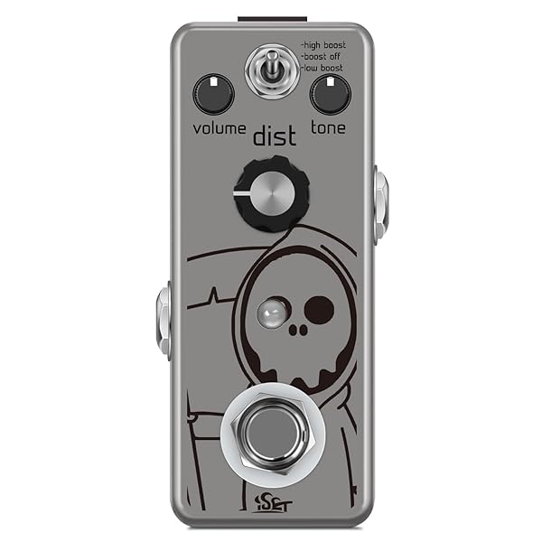 ISET ISET Grim Heavy Metal Guitar Pedal True Bypass for Electric Guitar and Bass