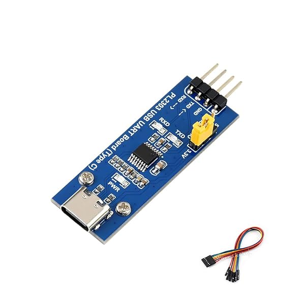 Coolwell PL2303 USB to UART Module with USB-C: Versatile 1.8V-5V Logic Level Support