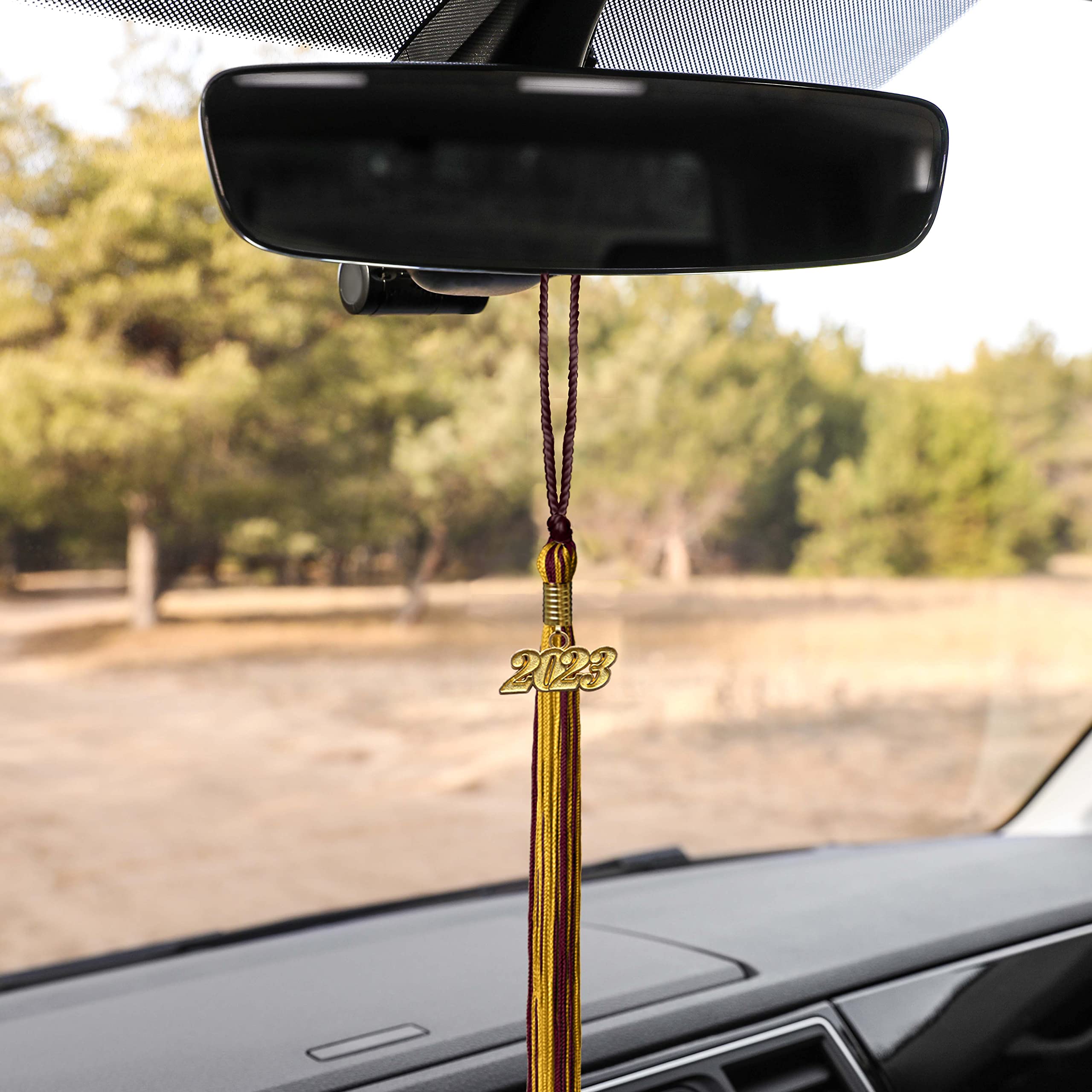 Endea Graduation Endea Graduation Mixed Double Color Tassel with Gold Date Drop Maroon Gold 2023 - View 6 of 6