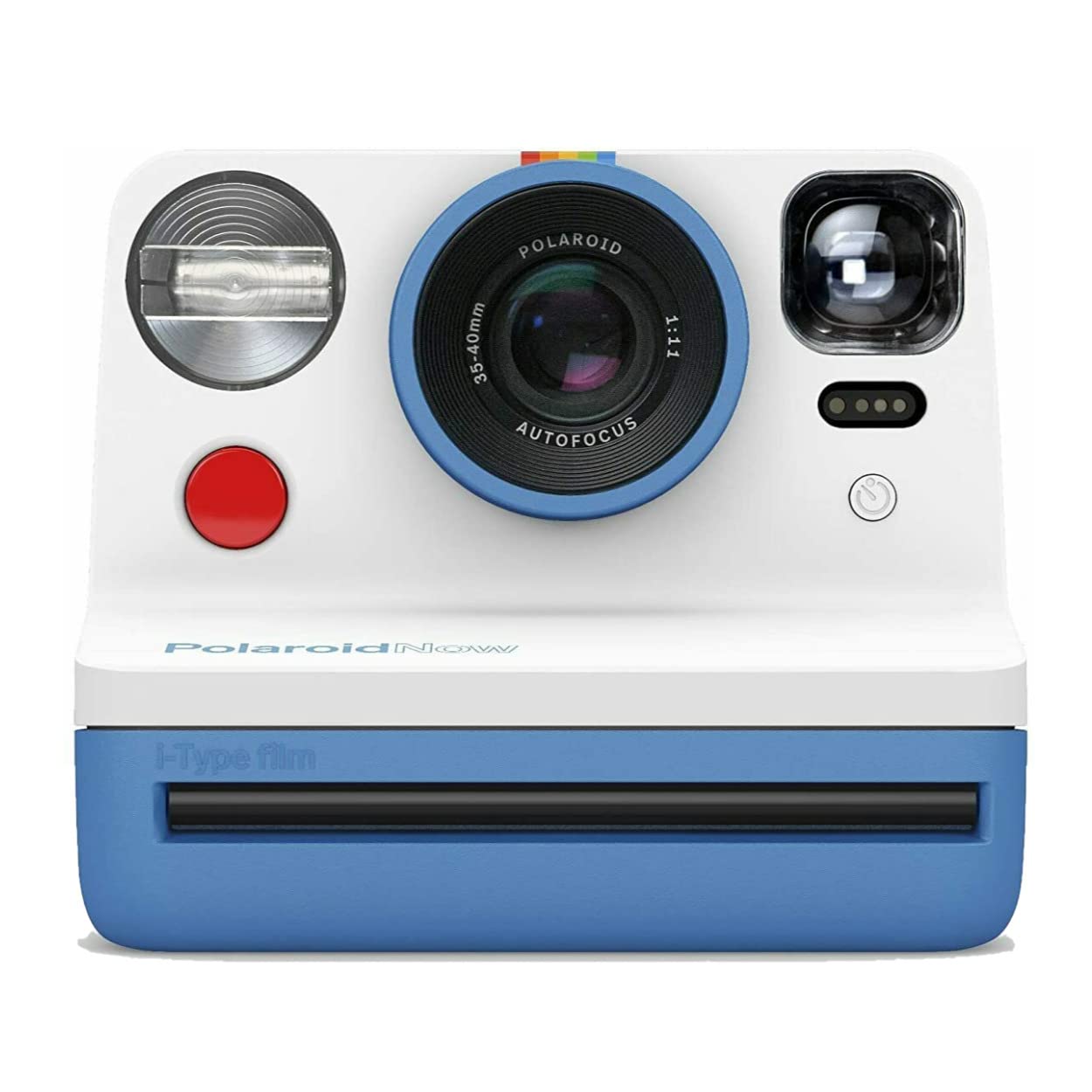 Polaroid Polaroid Originals Now Viewfinder i-Type Instant Camera Bundle (Blue) with Film & Cleaning Cloth - Capture Memories Instantly! - View 2 of 9