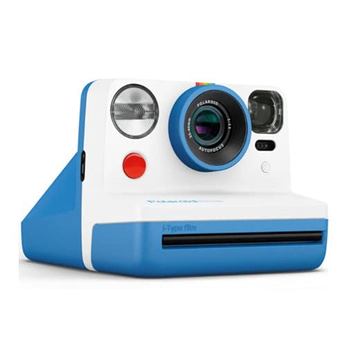 Polaroid Polaroid Originals Now Viewfinder i-Type Instant Camera Bundle (Blue) with Film & Cleaning Cloth - Capture Memories Instantly! - View 5 of 9