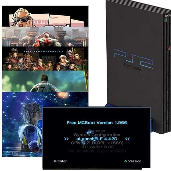 Mviioe PS2 FMCB Free McBoot Card v1.966 - 64MB Memory Card for Easy USB & Hard Disk Game Play - View 6 of 7