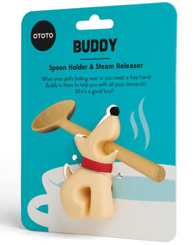 OTOTO Funny Spoon Holder by OTOTO: Unique Spoon Rest & Cool Kitchen Gadget for Fun Cooking Gifts