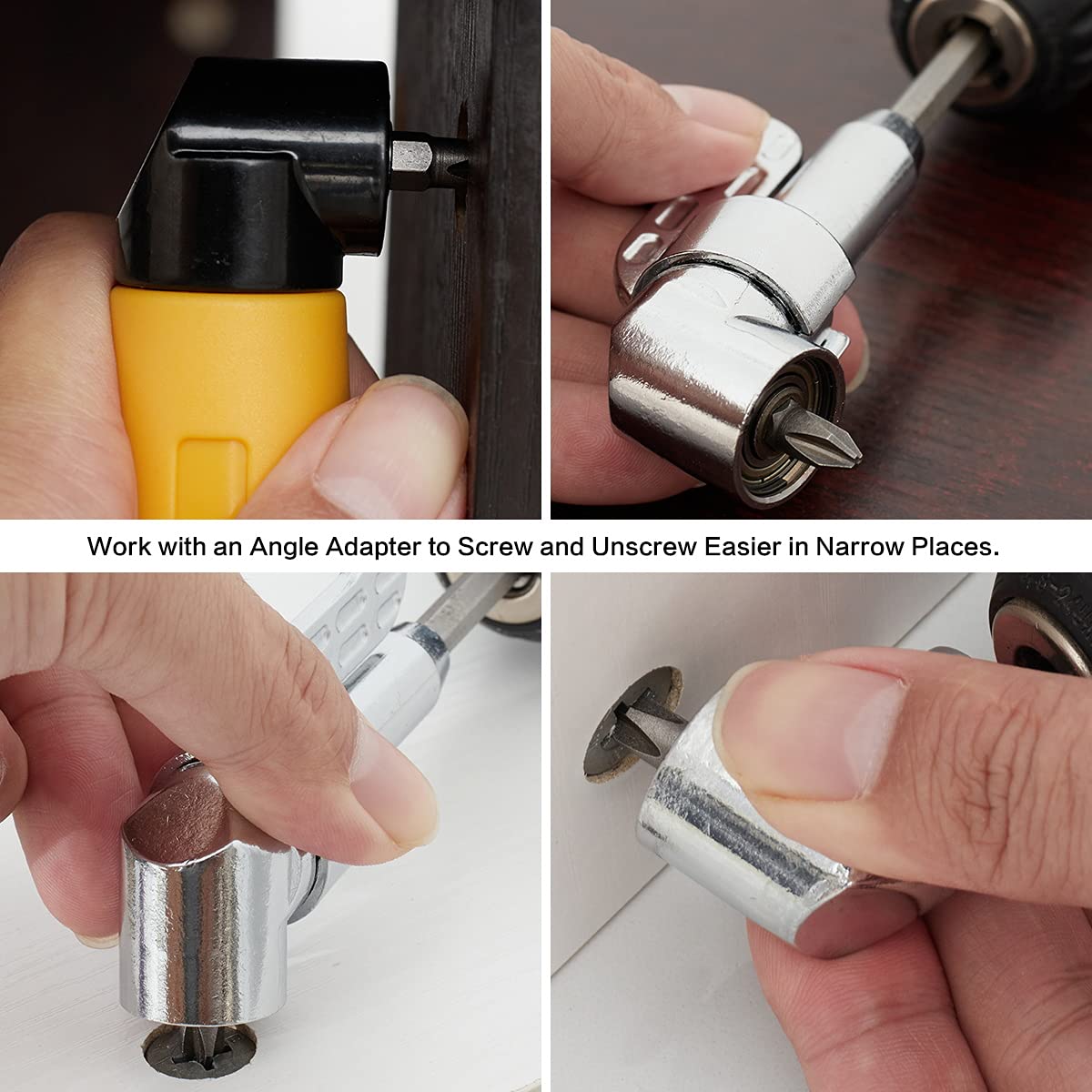 ZOTOP ZOTOP Right Angle Drill Attachment Set 90 105 Degree 3 PCS Flexible Shaft Magnetic Socket Holder for Power Drill and Screwdrivers - View 5 of 7