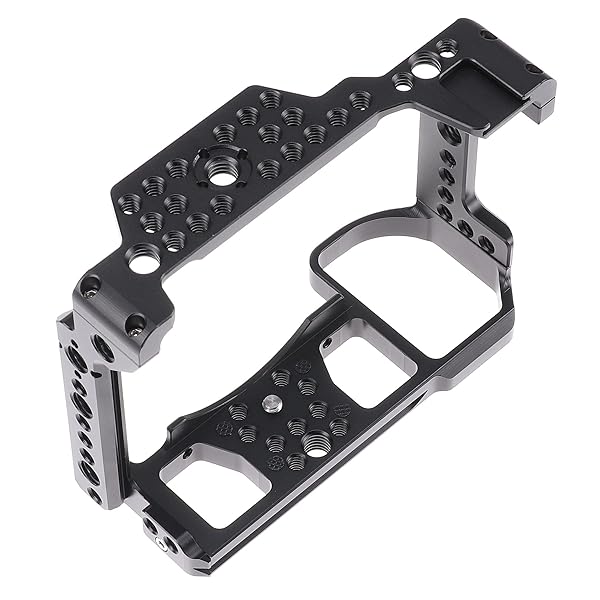 Hersmay Hersmay Camera Cage for Nikon Z5/Z6/Z7 - Top Handle, Cold Shoe & ARRI Holes for Ultimate Stability - View 6 of 8