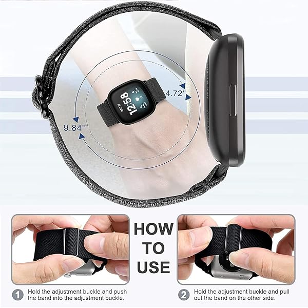 ShuYo ShuYo Nylon Watch Bands for Fitbit Sense & Versa 3 - 10 Pack Soft Pattern Replacement Bands for Men & Women - View 4 of 7