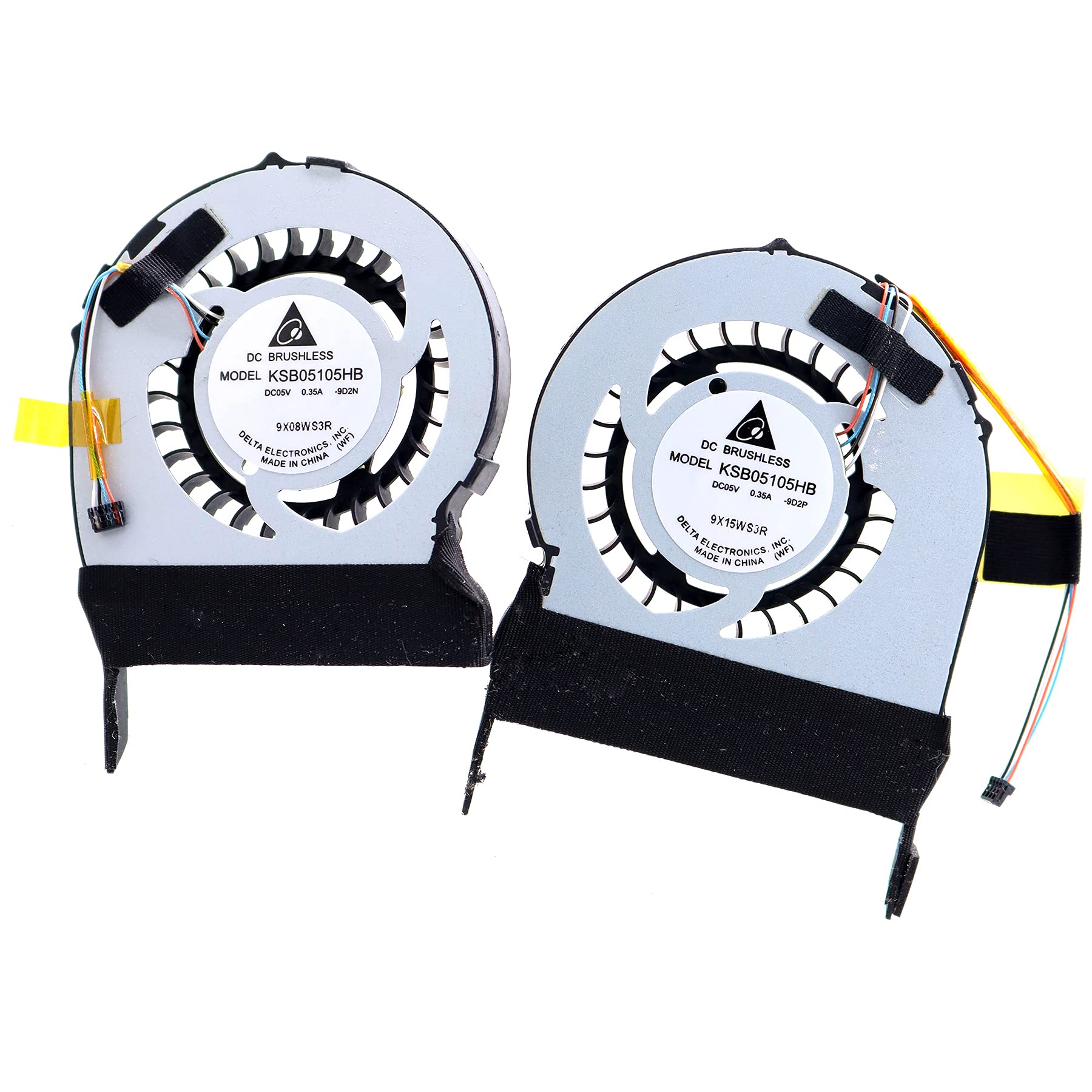 Buy Deal4GO CPU Cooling Fan & GPU Fanset for HP Envy 13 Series - Model 538340-001 KSB05105HB