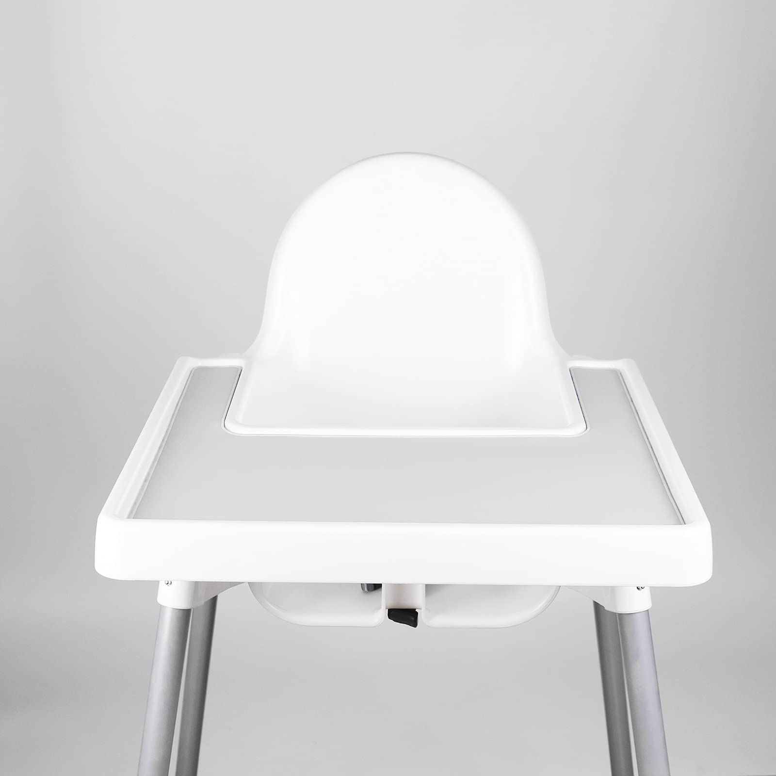 Lomgwumy High Chair Placemat Silicone for IKEA Antilop Long Lasting Clean Hygienic for Toddlers and Babies White - View 2 of 6