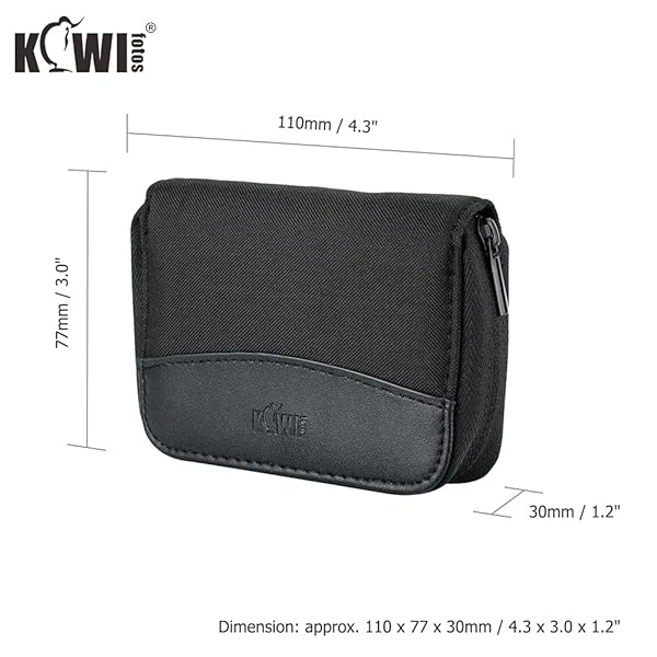 KIWIFOTOS 28-Slot SD Card Holder Case: Organize 24 SD/SDXC/SDHC + 4 CF/XQD Cards with Labels - Portable Memory Card Storage Wallet - View 8 of 11