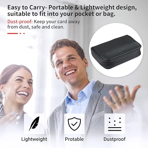 KIWIFOTOS 28-Slot SD Card Holder Case: Organize 24 SD/SDXC/SDHC + 4 CF/XQD Cards with Labels - Portable Memory Card Storage Wallet - View 11 of 11