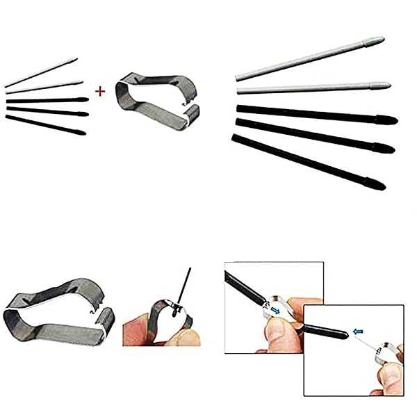 Alovexiong Black Galaxy S21 Ultra Pen Replacement for Samsung Galaxy S21 Ultra 5G Stylus S Pen with 5X Tips Nibs Non Bluetooth - View 7 of 8