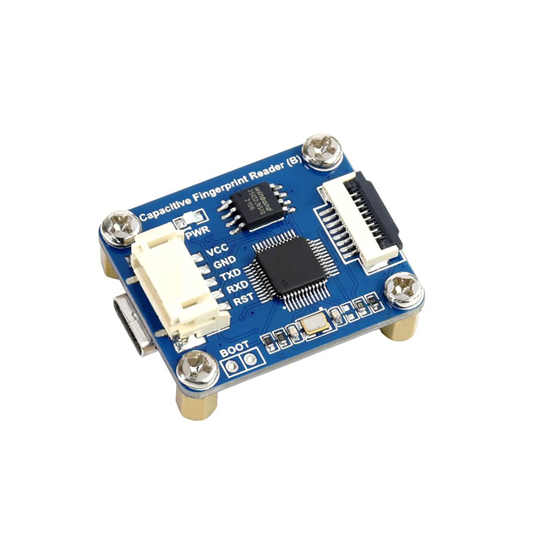 Coolwell High Precision Capacitive Fingerprint Reader Module Dual Ports UART USB for Enrolling Image Processing Matching and Searching - View 2 of 7